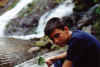 nickwithleafatwaterfall.jpg (33236 bytes)