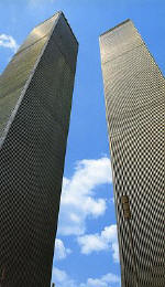 World Trade Center twin towers.