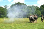 Battle reenactment at Gettysburg
