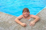 Mark at the pool.