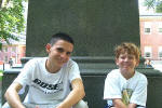 Nick and Mark at Independence Hall.